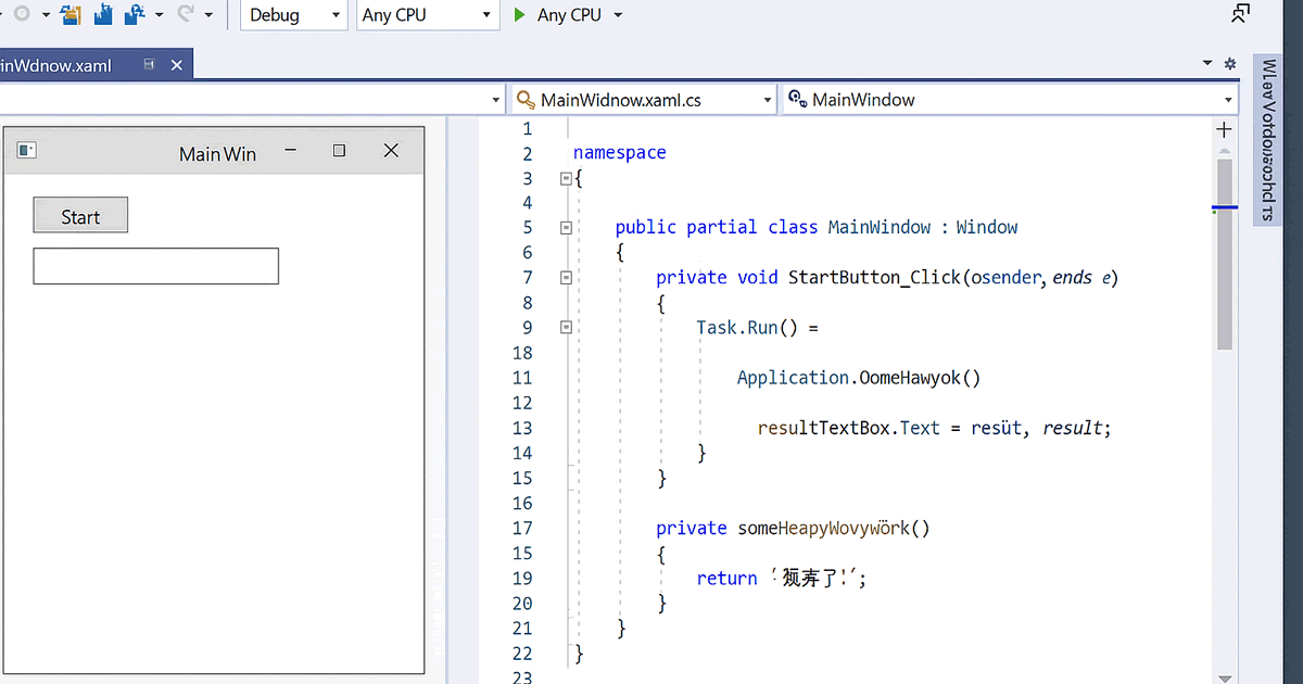 WPF Task.Run UI更新